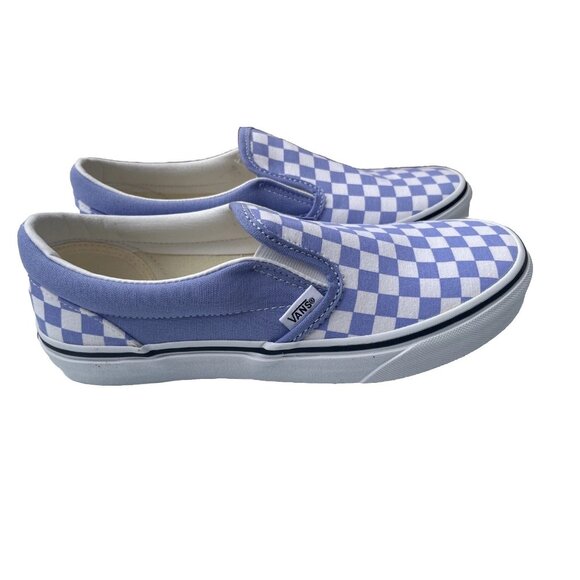 NWOT Vans Lavender & White Checkerboard 5.5 - Picture 2 of 11